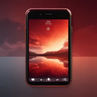 red lockscreen