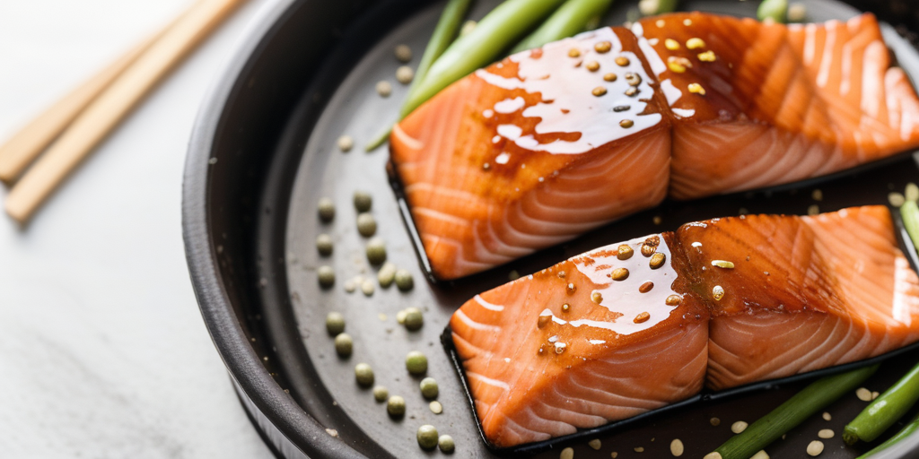 honey sriracha salmon air fryer