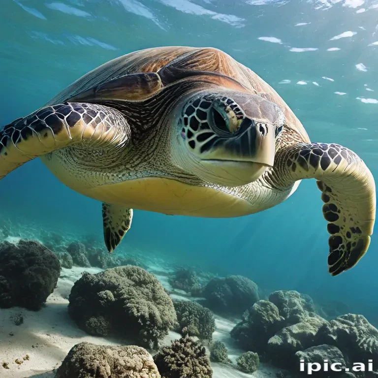 sea turtle desktop background