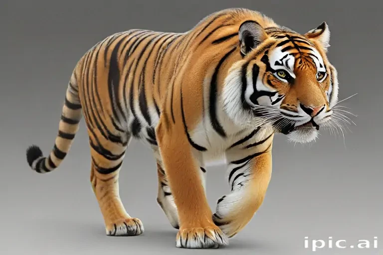 transparent tiger