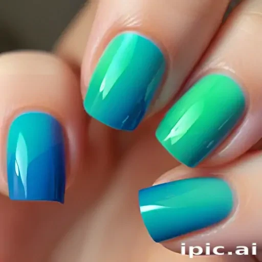 blue green gradient