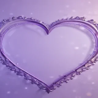 light purple heart wallpaper