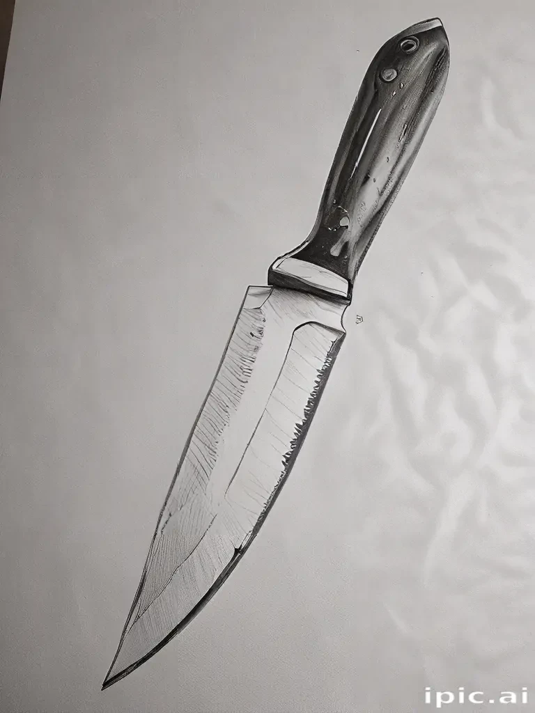 knife drawing