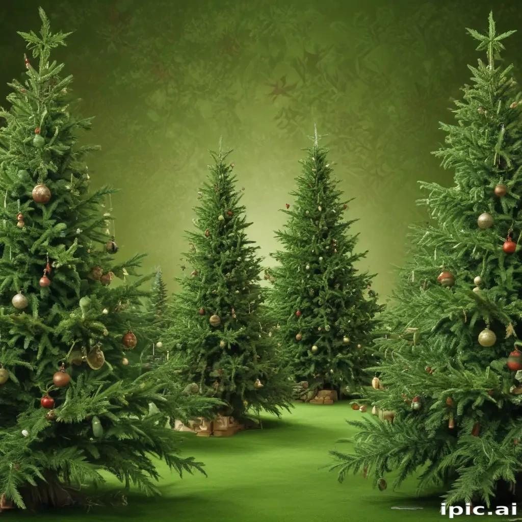 green christmas wallpaper