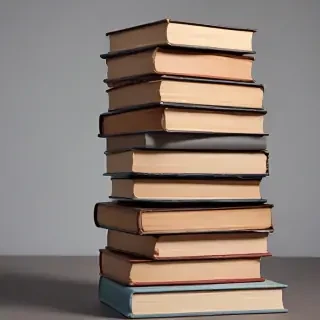books stacked png