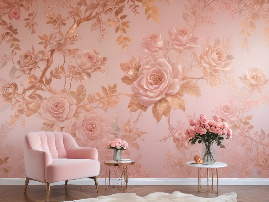 pastel rose gold aesthetic