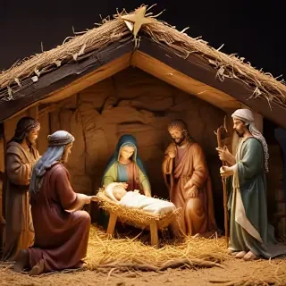 images of the manger scene