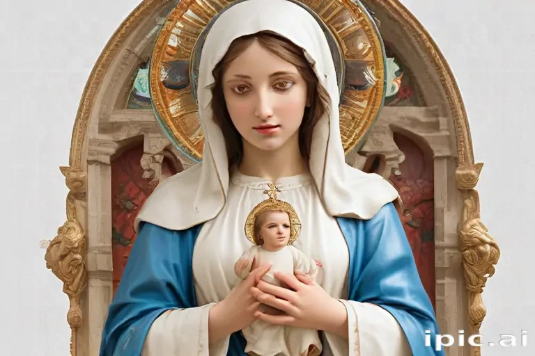 virgin mary clipart