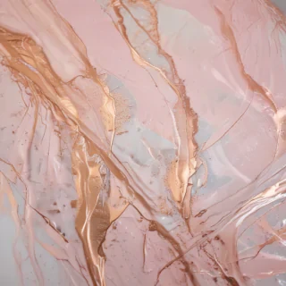 pastel rose gold aesthetic