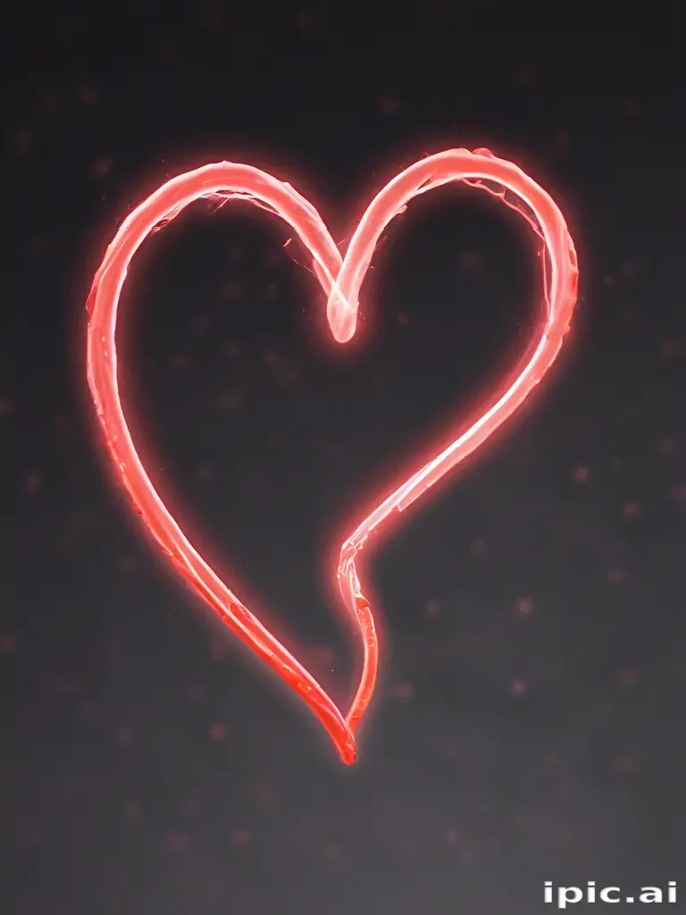 glow heart png