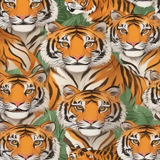 cartoon tigers