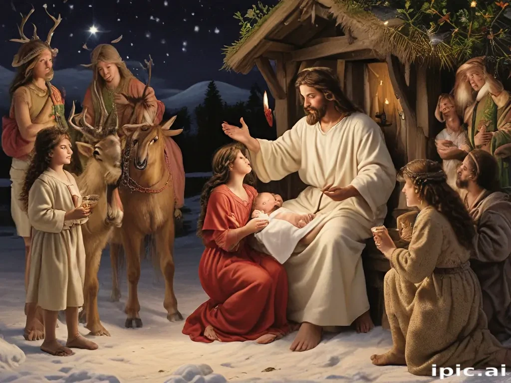 merry christmas images jesus