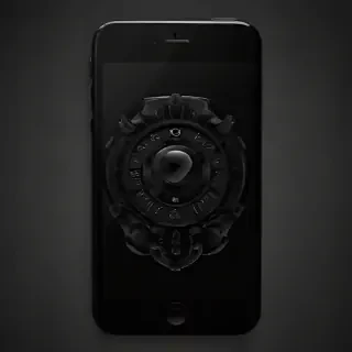 black phone wallpaper