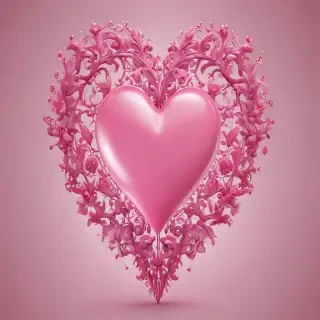 heart png pink