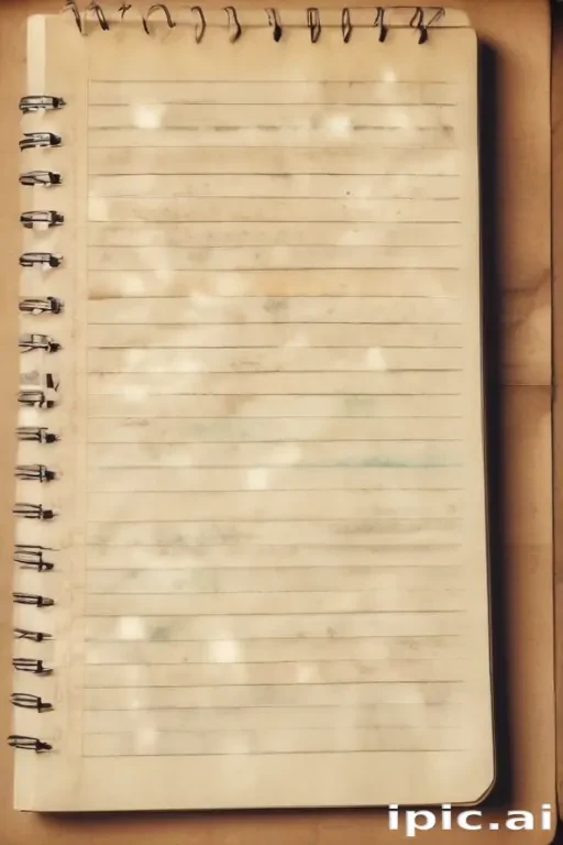 notebook page background