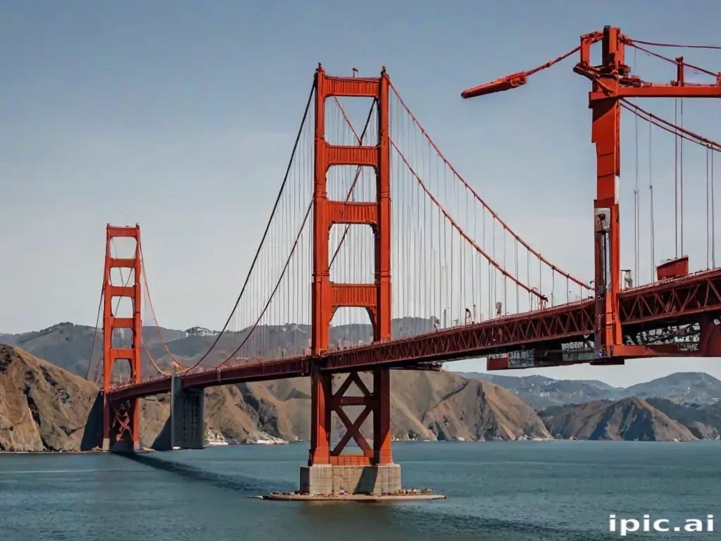 clipart golden gate bridge