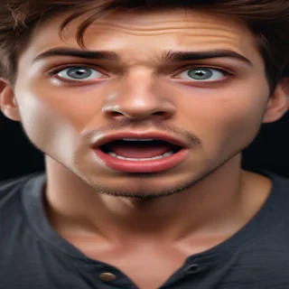 shocked face png