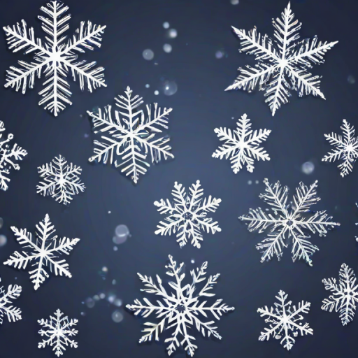 png snowflakes