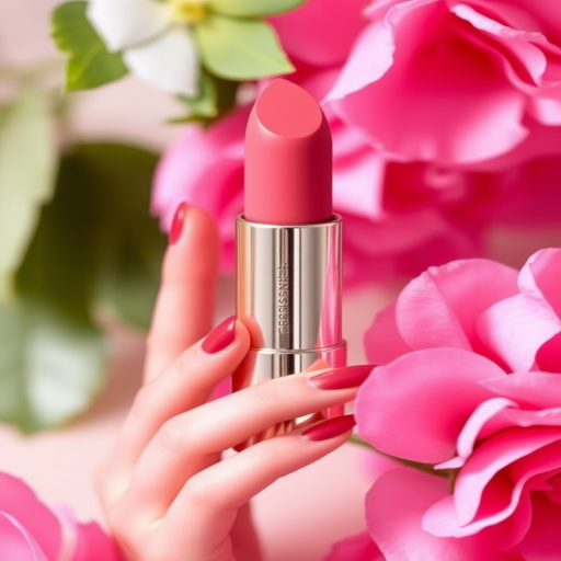 Sheer rose petal tint named "Dewy Blossom," offering a natural flush of color with a moisturizing balm-like consistency