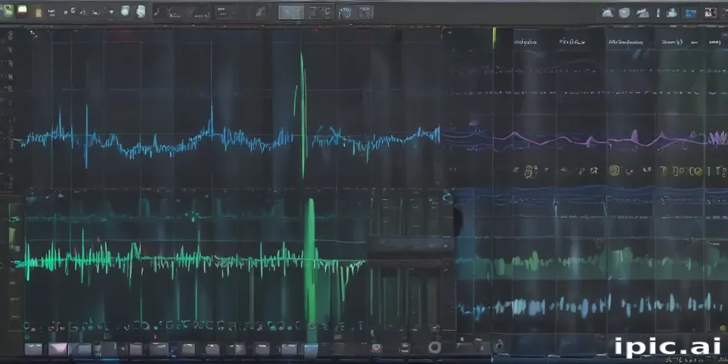 Visual Representation of Sound Waves and Audio Editing in Digital Software