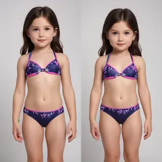 ai little girl bikini