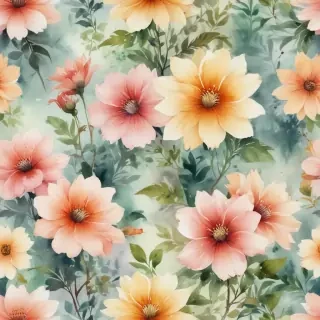 watercolor flower background
