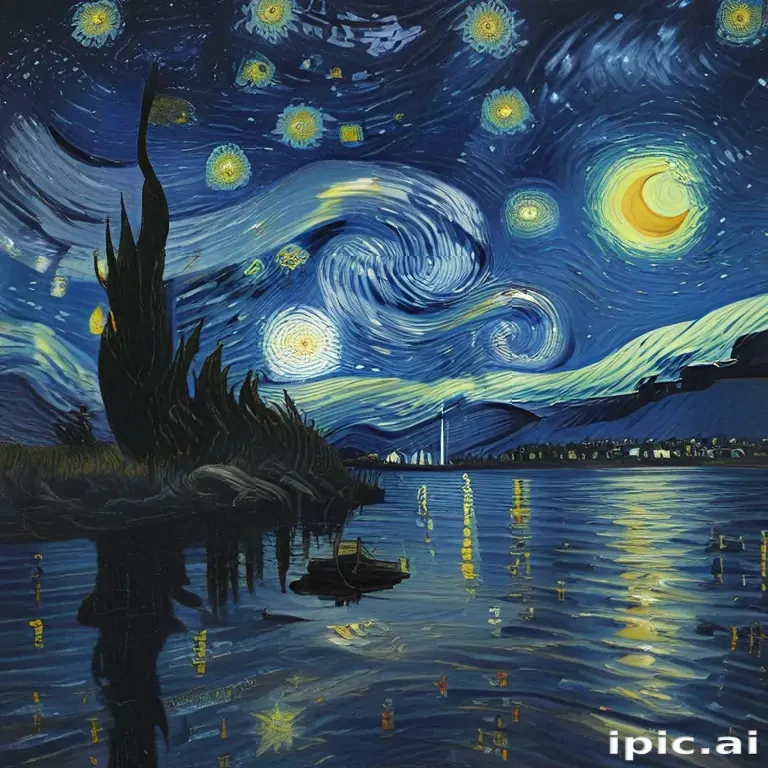 starry night png