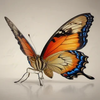 butterfly with no background