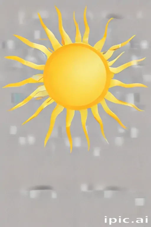 transparent background sun clipart
