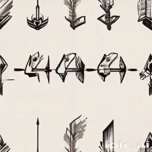 drawn arrow