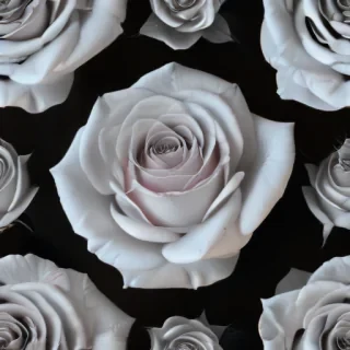 rose with black and white background