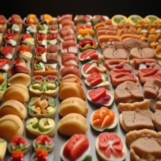 animated food
