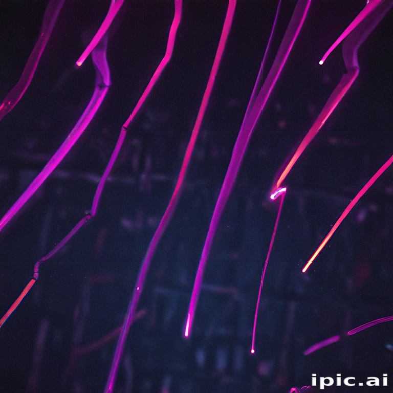 Colorful Light Streaks Create a Dynamic and Abstract Visual Experience