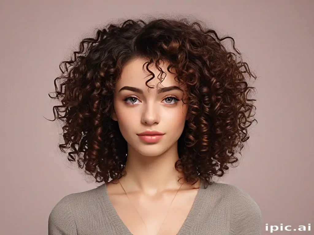 curly hair png