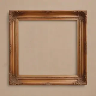 wooden picture frame png