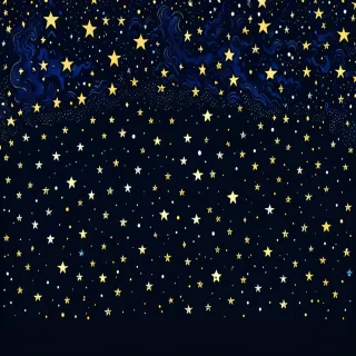 starry background aesthetic