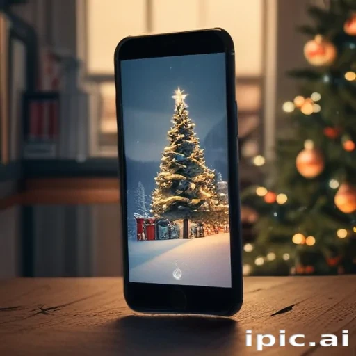 xmas phone background
