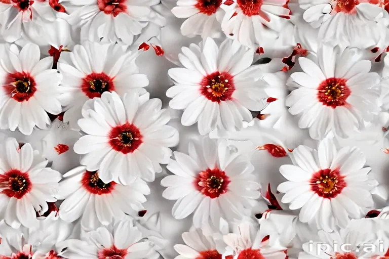 flower white bg