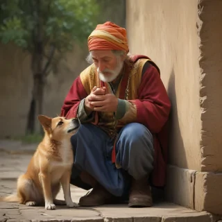 begging
