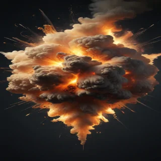 explosion transparent background