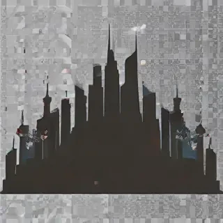 city silhouette png