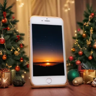 christmas background iphone aesthetic