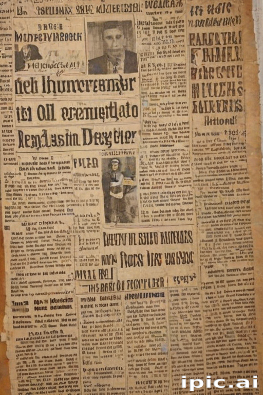 old newspaper background