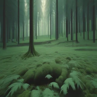 green forest aesthetic
