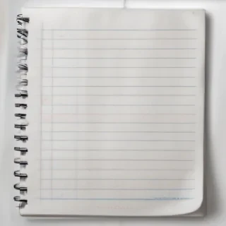 notebook paper png