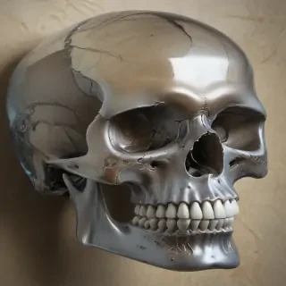 transparent skull