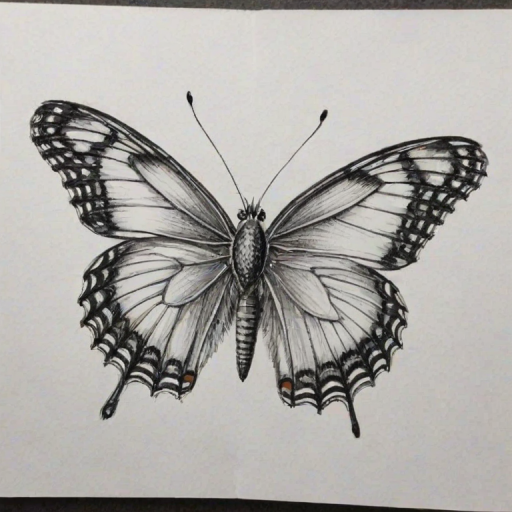 butterfly drawing picture