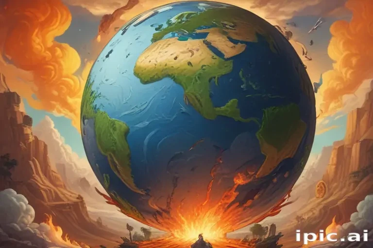 earth cartoon drawing