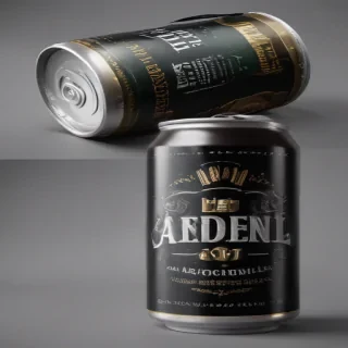 beer can mockup