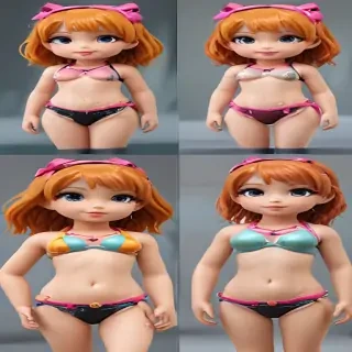 ai little bikini girls